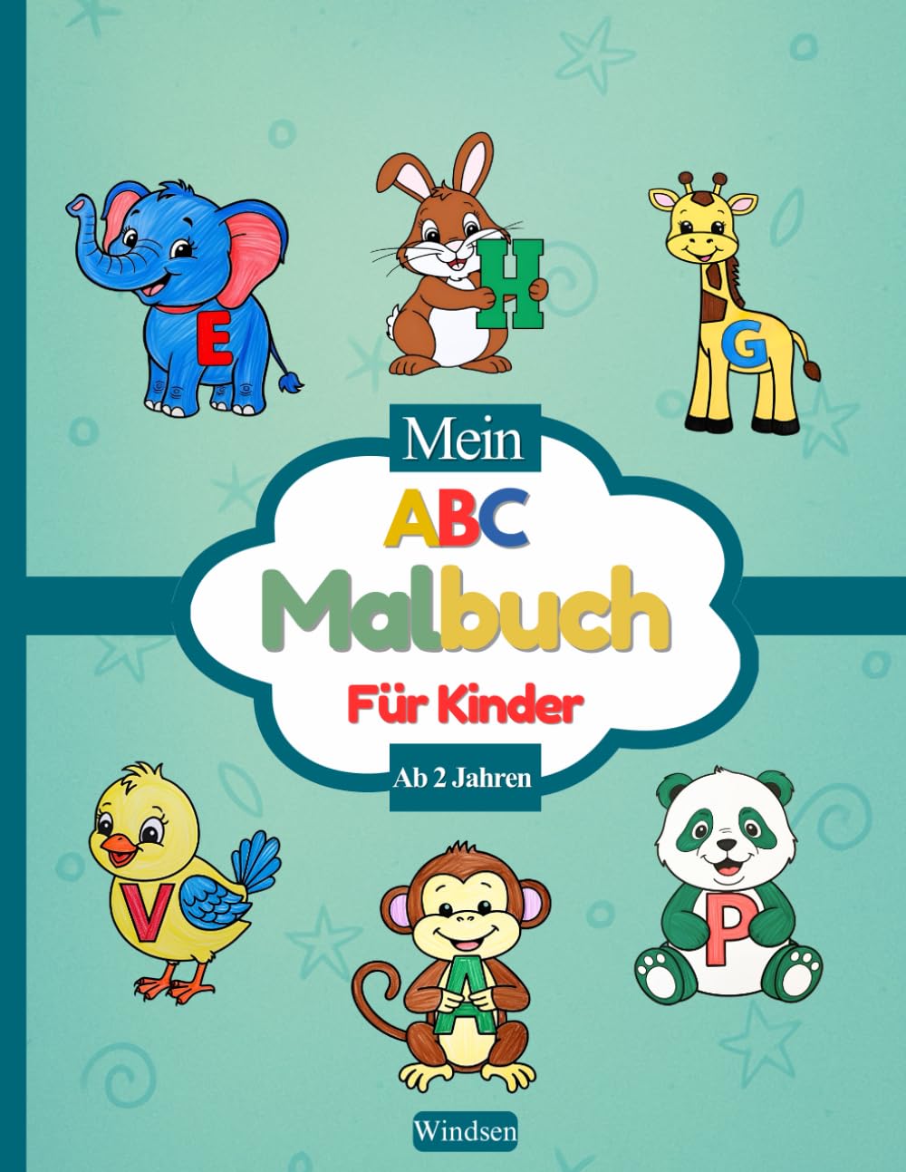 Cover: ABC Malbuch ab 2 Jahren